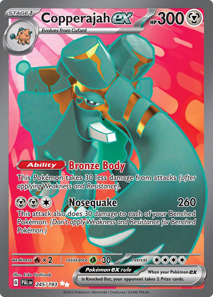 Copperajah ex Ultra Rare SV02: Paldea Evolved 245/193 NM